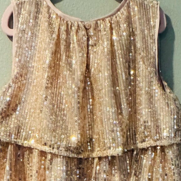 Cat & Jack sleeveless, sequin layer dress - Picture 5 of 7